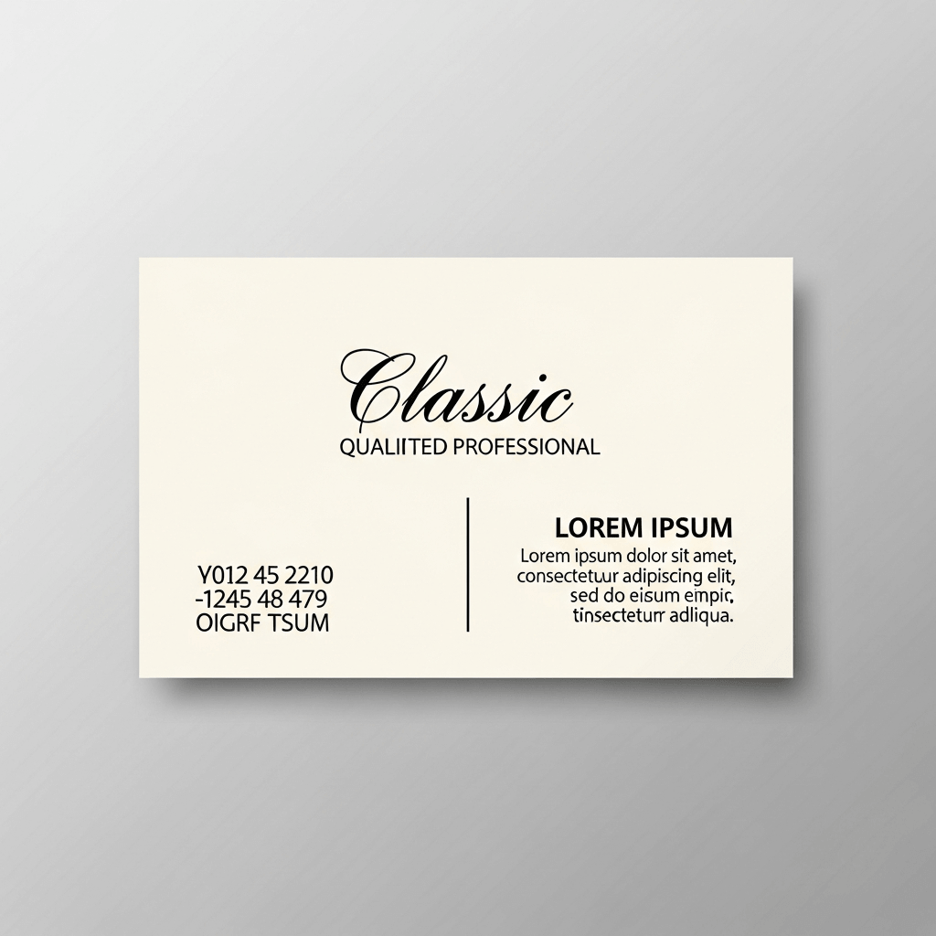 Standard Business Card Listing